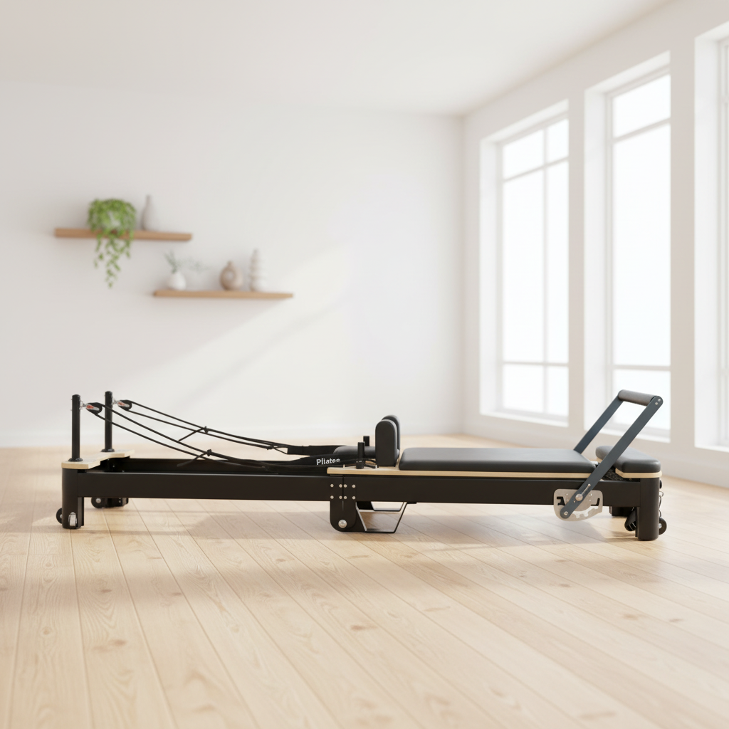 Pilates & Yoga Vertebrasana - Портативный складной алюминиевый пилатес-реформер для занятий