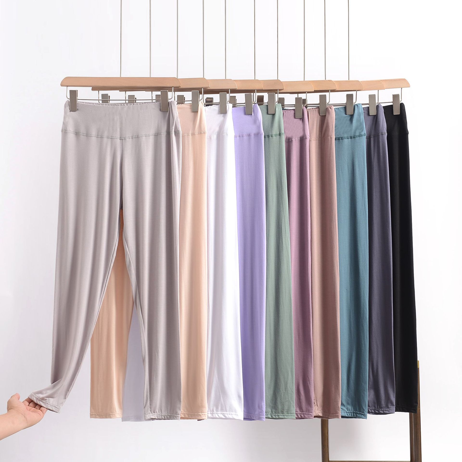Pilates Yoga Leggings - Летние леггинсы из модала больших размеров,