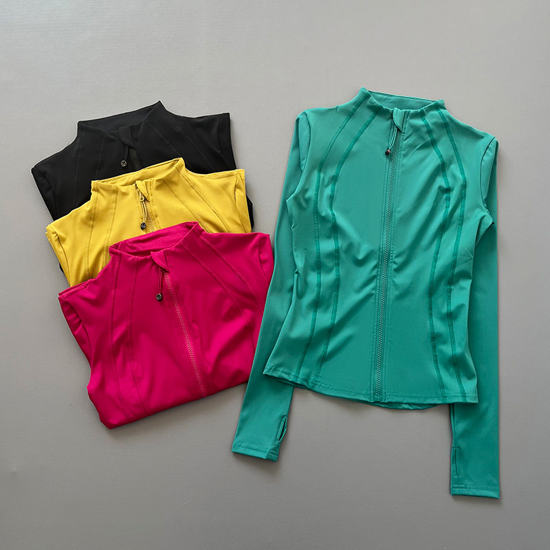 Pilates Yoga Jacket - Женская спортивная куртка на молнии с