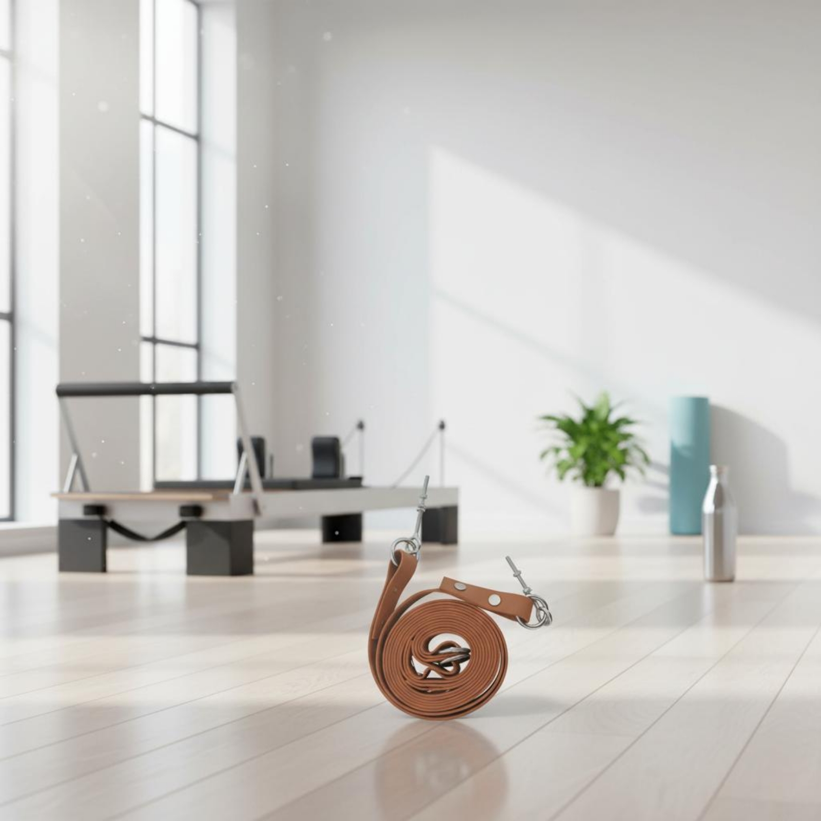 Pilates & Yoga Vertebrasana - Ремень-петля для пилатеса с двойным креплением,
