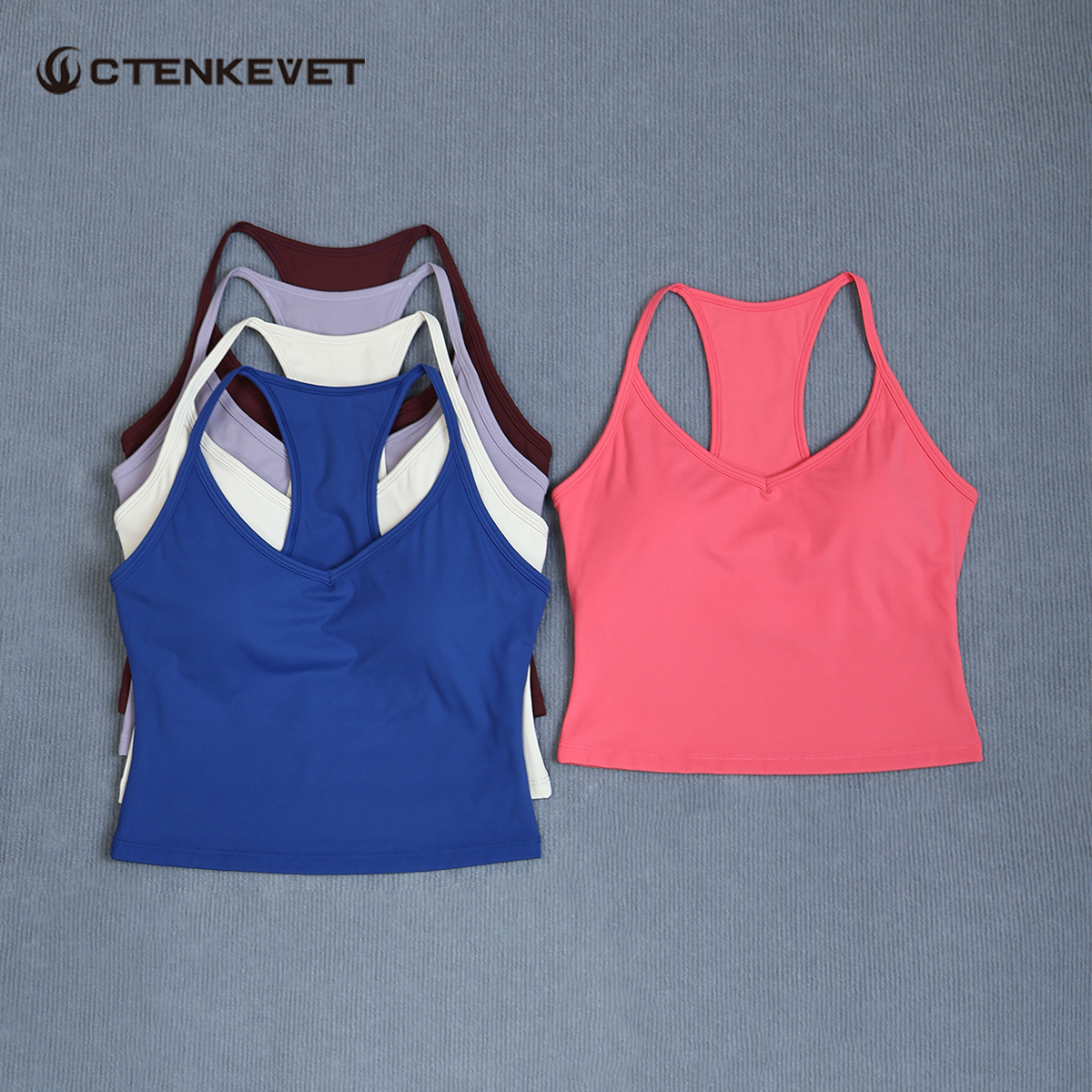 Pilates Yoga Jacket - Спортивная майка Ctenkevet: Ударопрочная, с эффектом