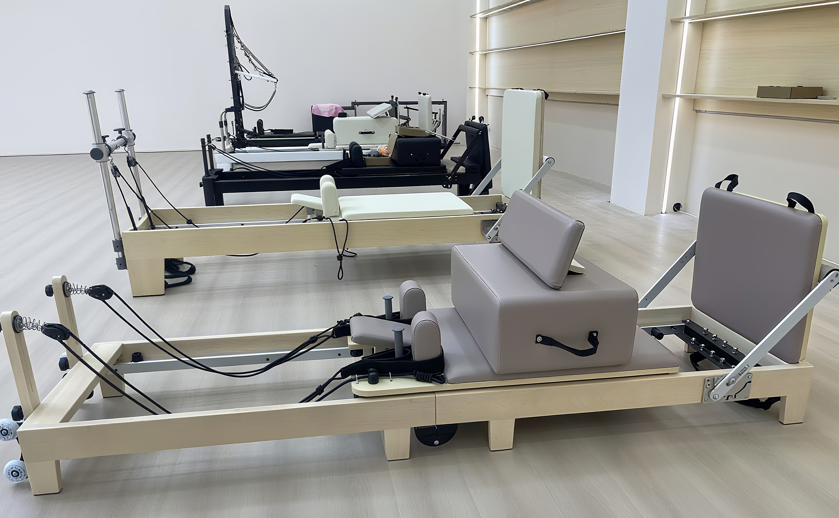 Компактный складной деревянный – обзор и цена Pilates Reformer Spring