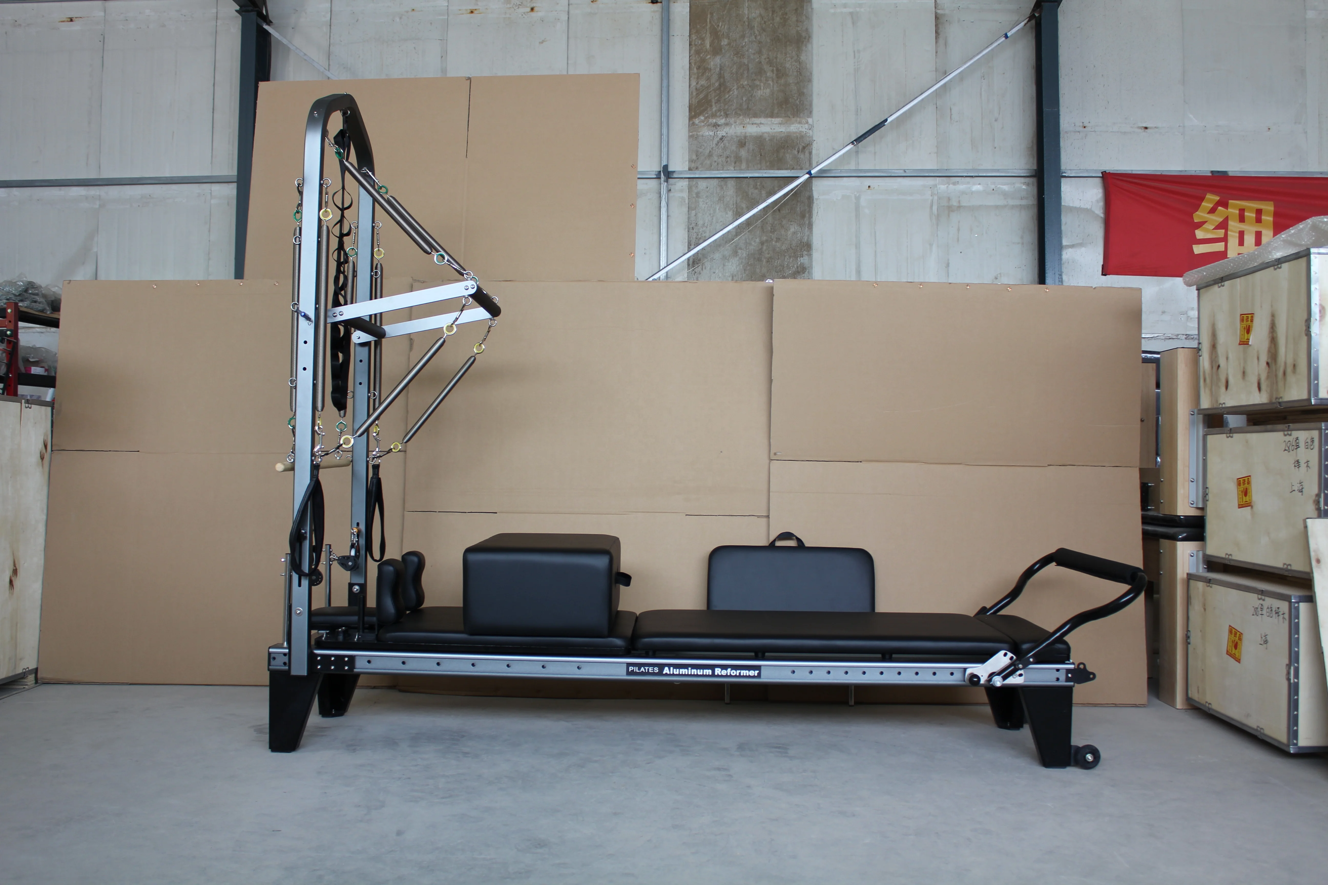 -Алюминиевый полутрапеционный  – обзор и цена Pilates Reformer Spring