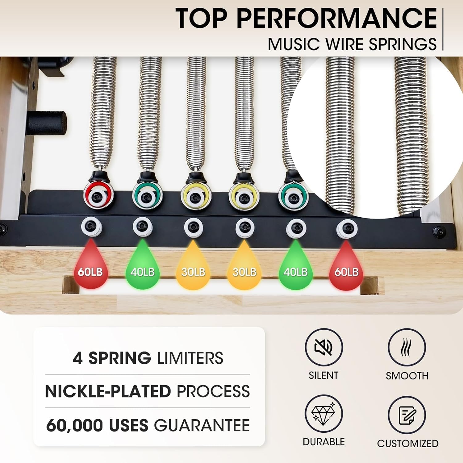 Деревянный тренажер для пилате – обзор и цена Pilates Reformer Spring