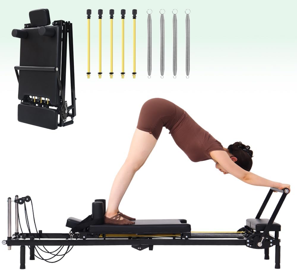 Складной тренажер для пилатеса – обзор и цена Pilates Reformer Spring