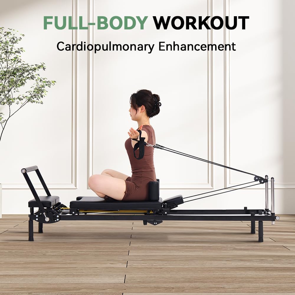 Складной тренажер для пилатеса – обзор и цена Pilates Reformer Spring