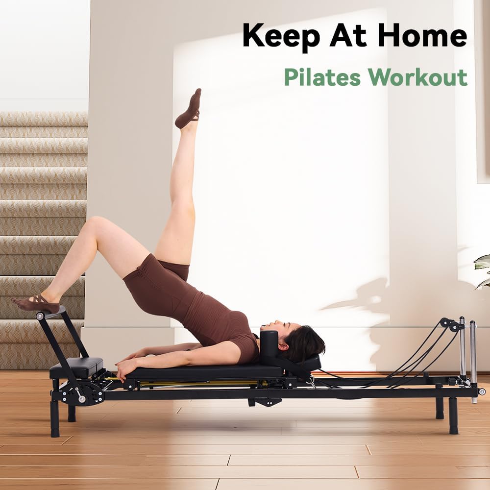 Складной тренажер для пилатеса – обзор и цена Pilates Reformer Spring