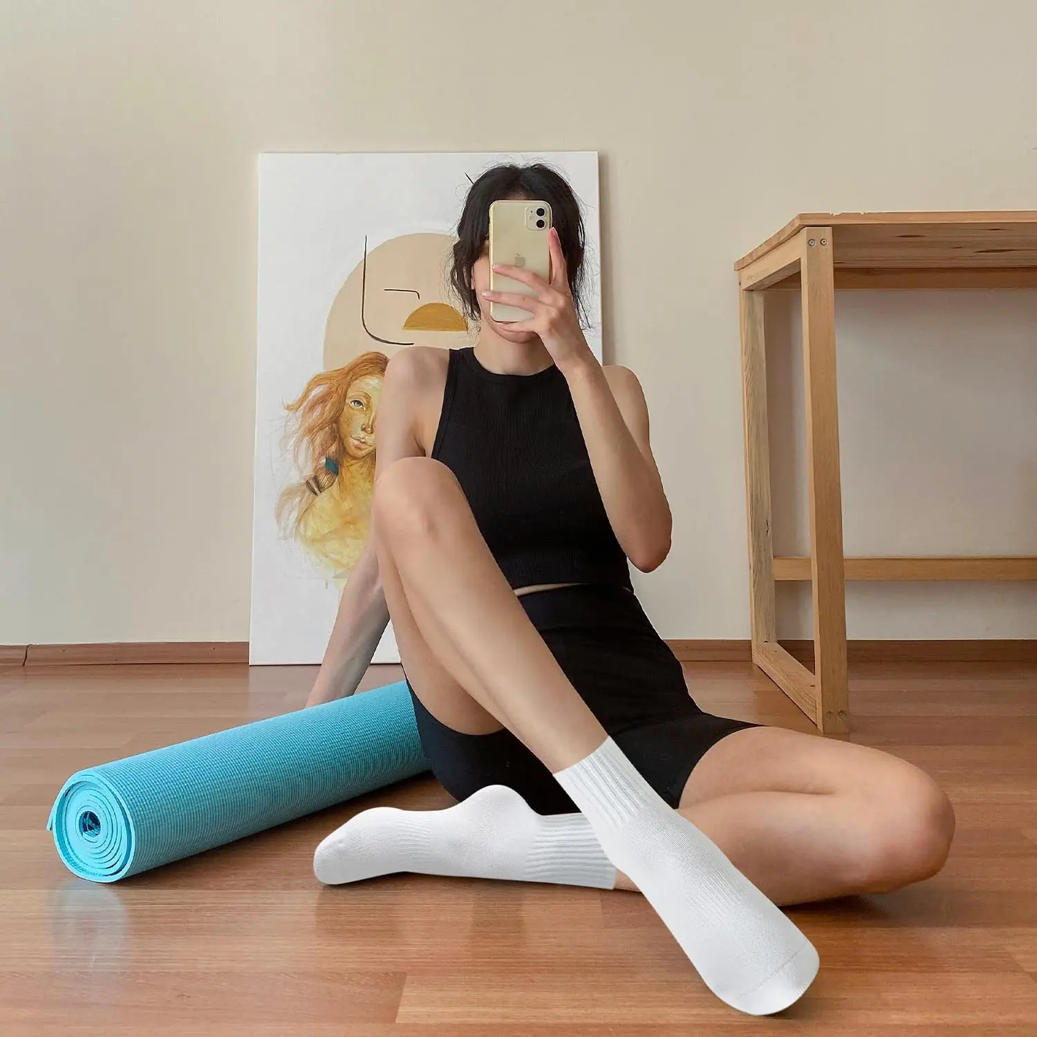 4 пары женских носков для йоги – обзор и цена Pilates & Yoga Vertebrasana