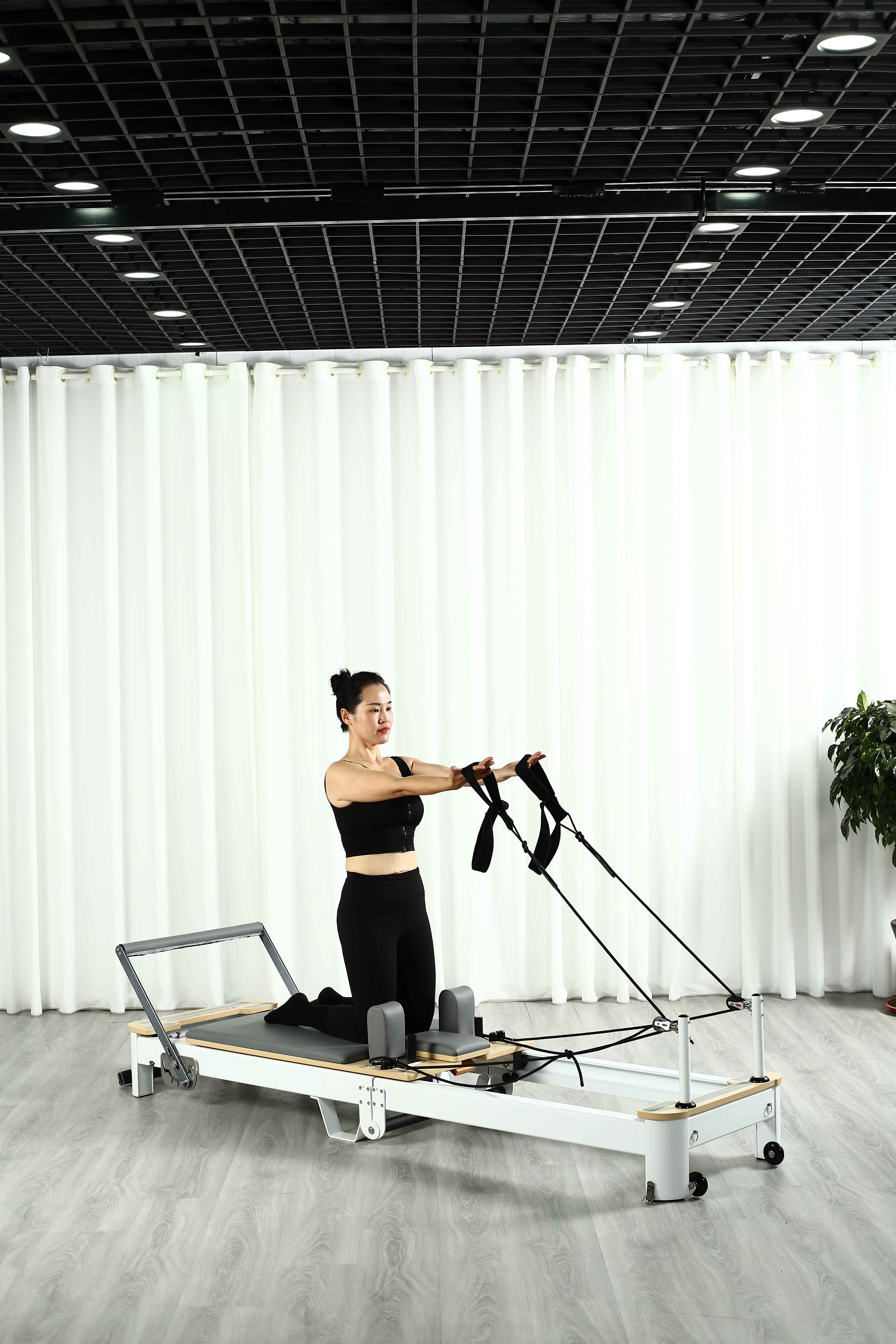 Складной алюминиевый пилатес-р – обзор и цена Pilates Reformer Spring