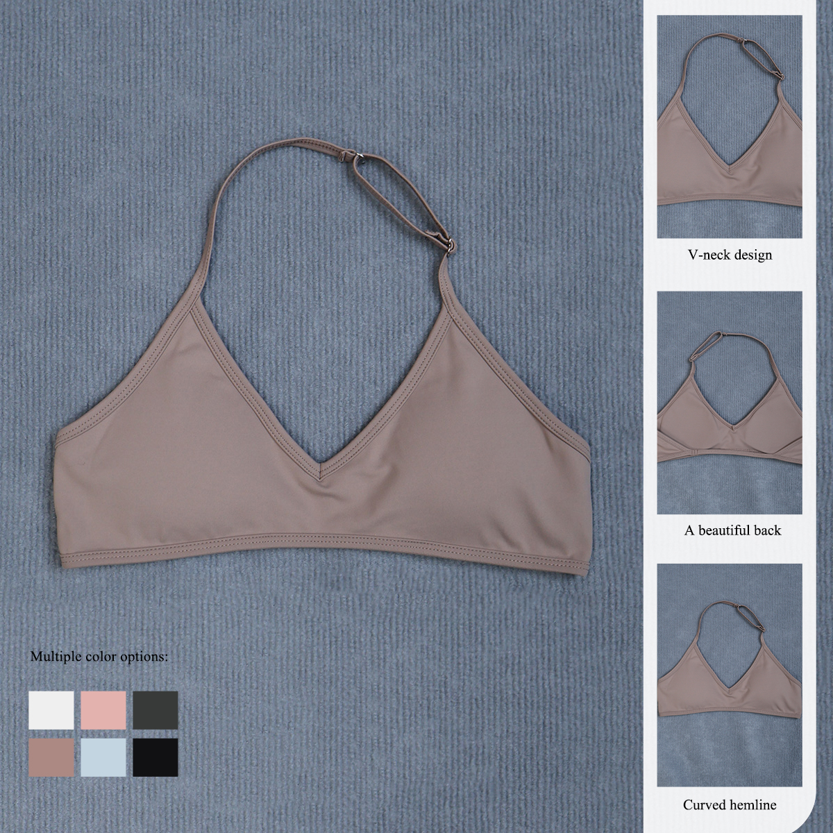 Женский летний спортивный бюст – обзор и цена Yoga Strap Cotton
