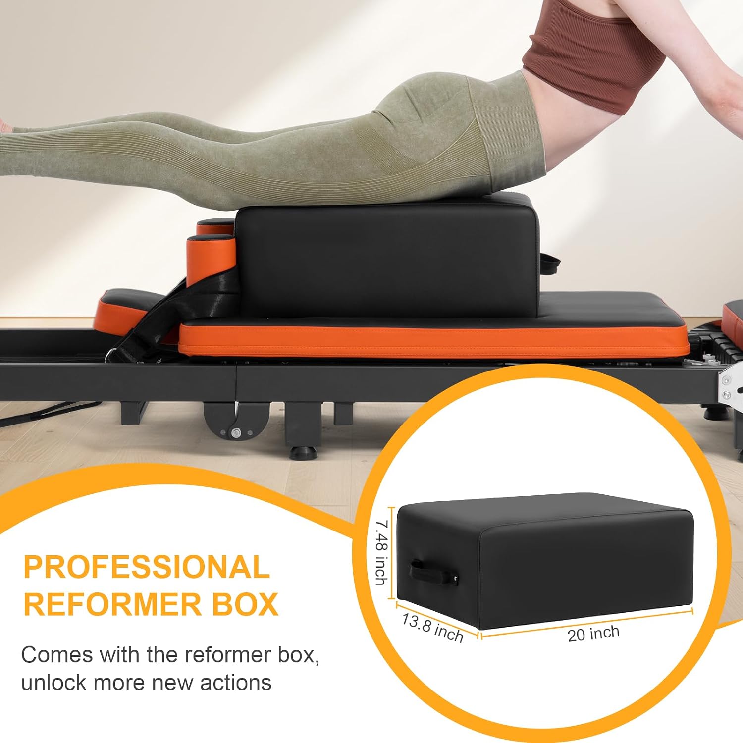 Пилатес-реформер, складной тре – обзор и цена Pilates Reformer Spring