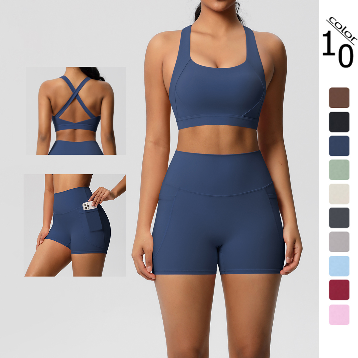 Спортивная одежда из 2 предмет – обзор и цена Pilates Yoga Leggings