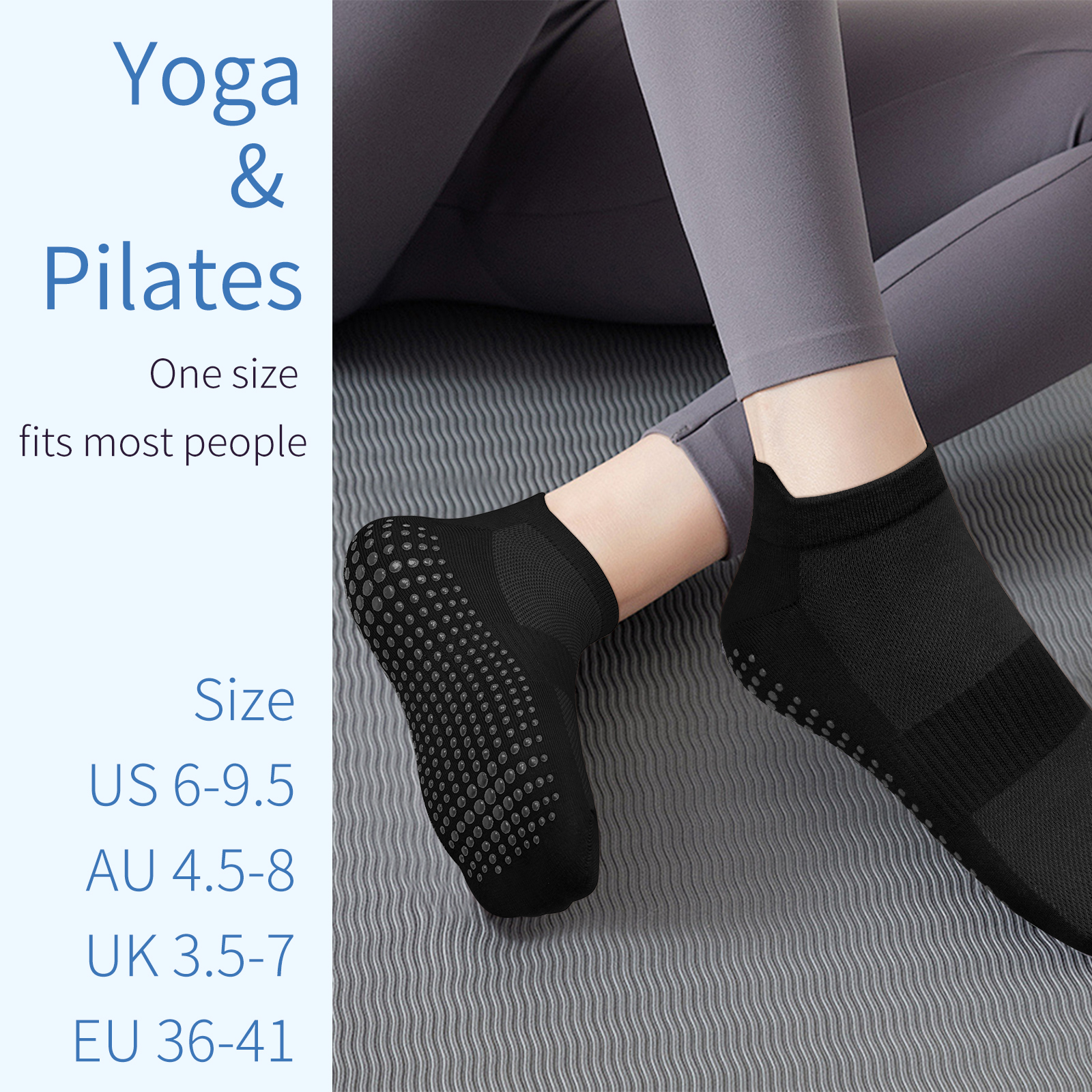 3 пары носков для йоги, женски – обзор и цена Pilates Yoga And Gym